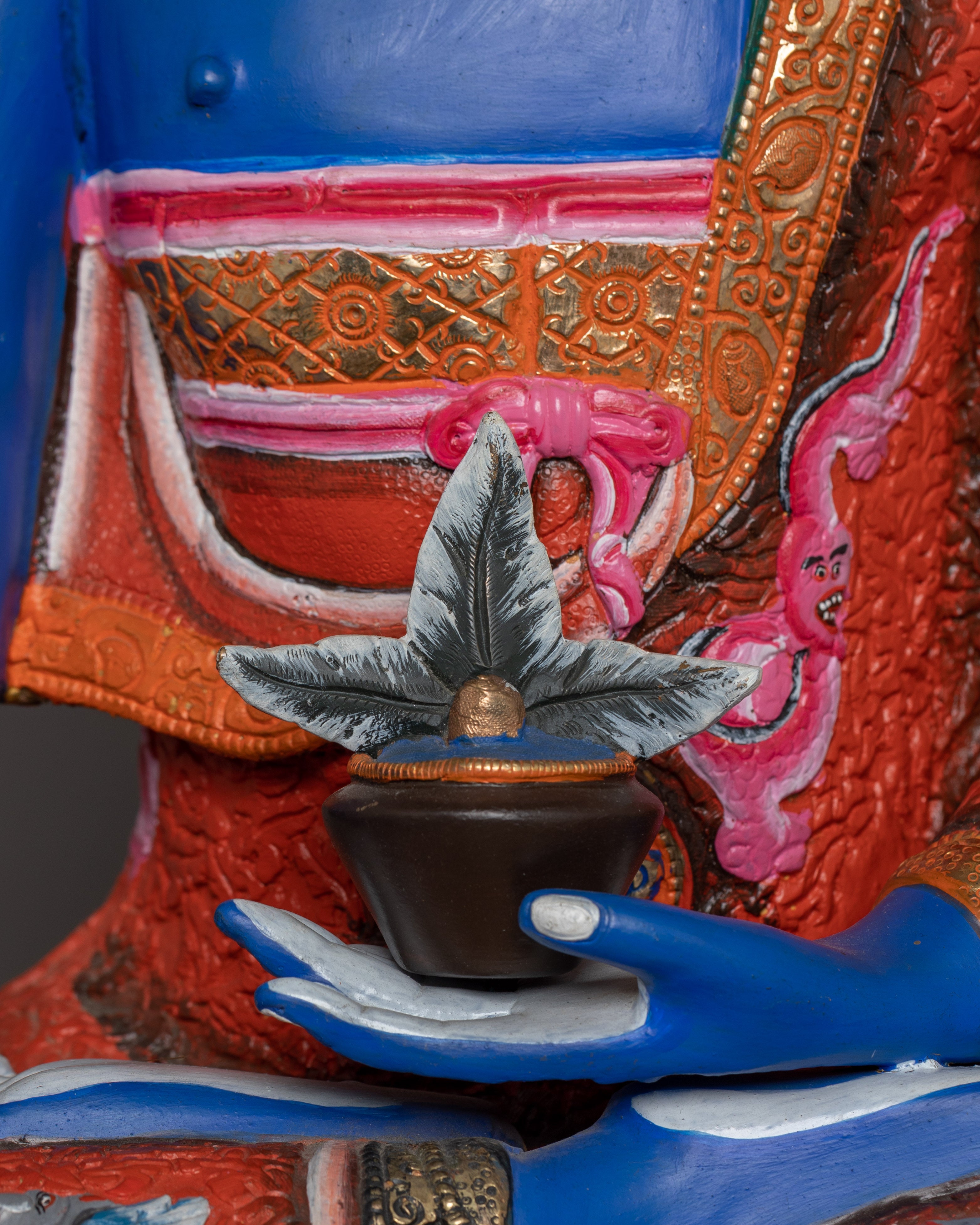 Handcrafted Statue of Medicine Buddha | Himalayan Buddhism Deity