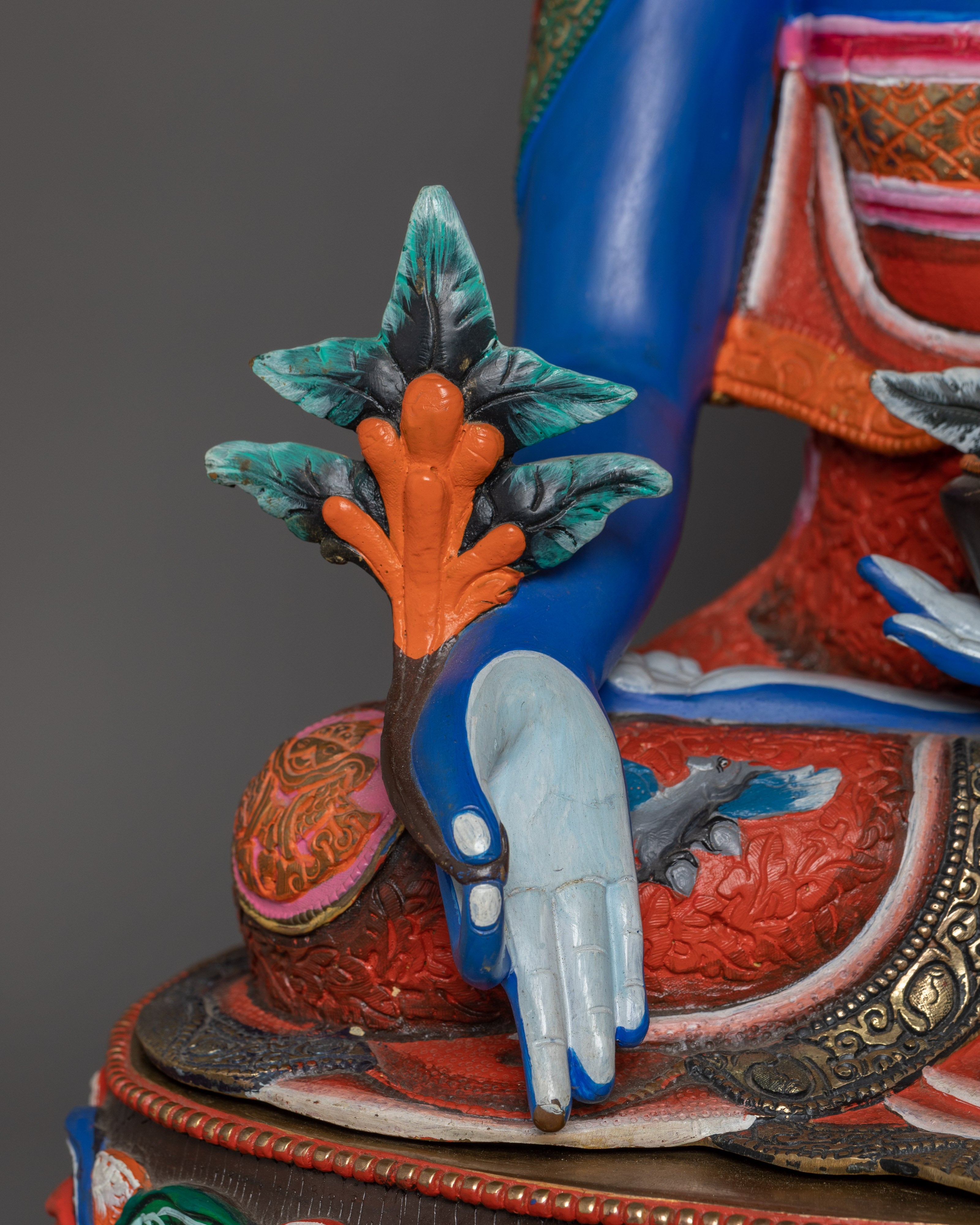 Handcrafted Statue of Medicine Buddha | Himalayan Buddhism Deity