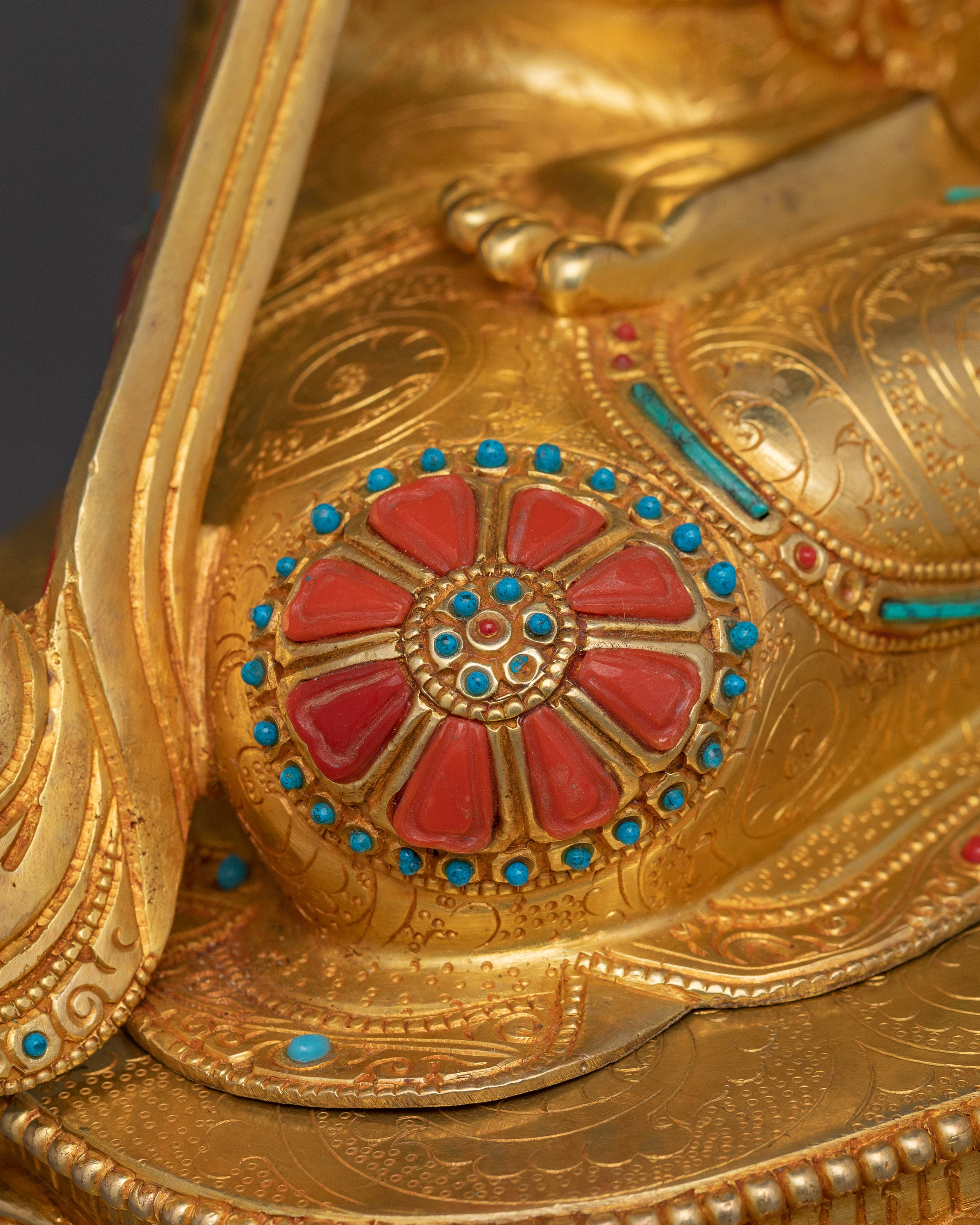 Himalayan Handmade Statue of Manjushri | Sword of Wisdom Deity