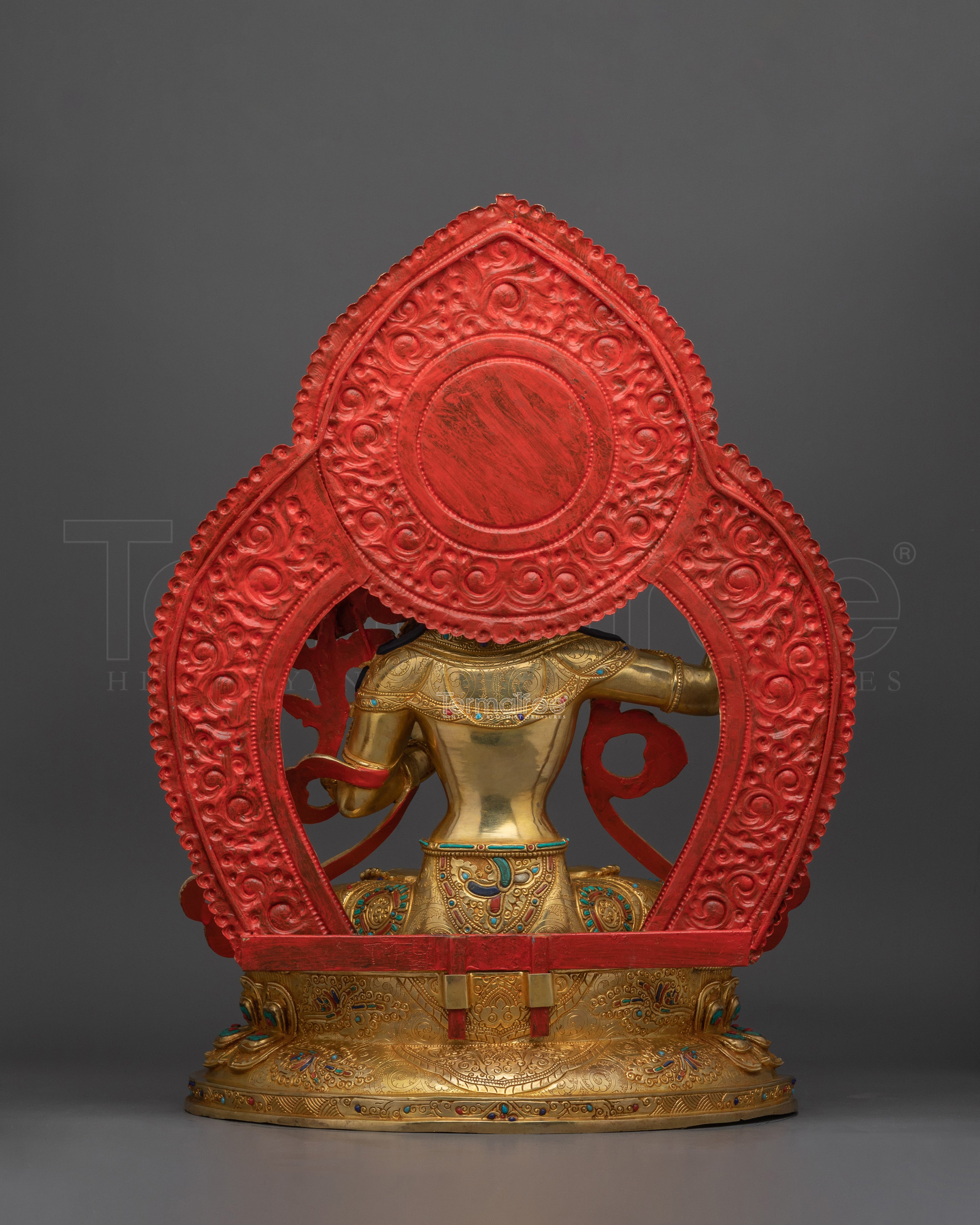Himalayan Handmade Statue of Manjushri | Sword of Wisdom Deity