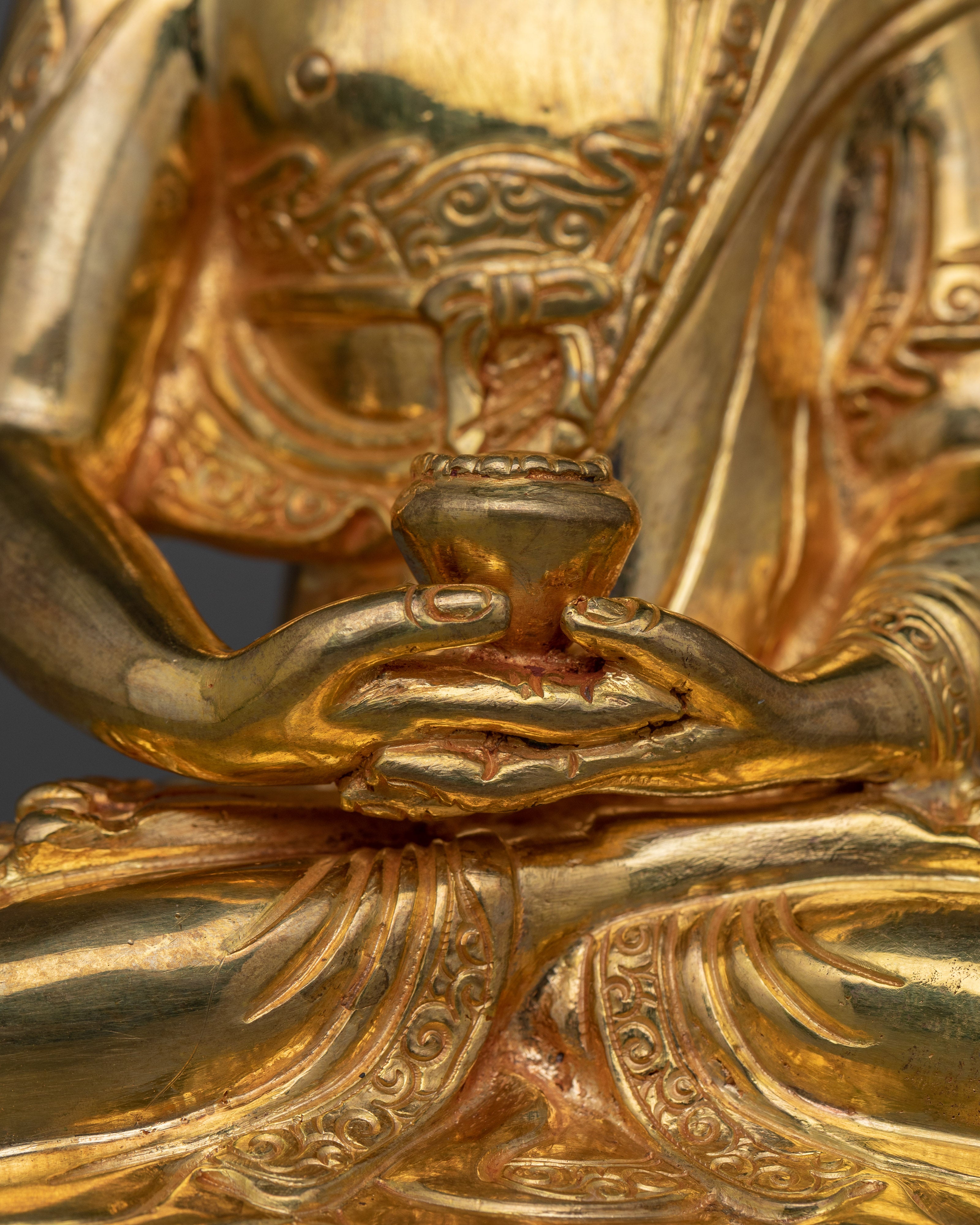 Himalayan Handmade Statue of Amitabha Buddha | Buddha of Infinite Light