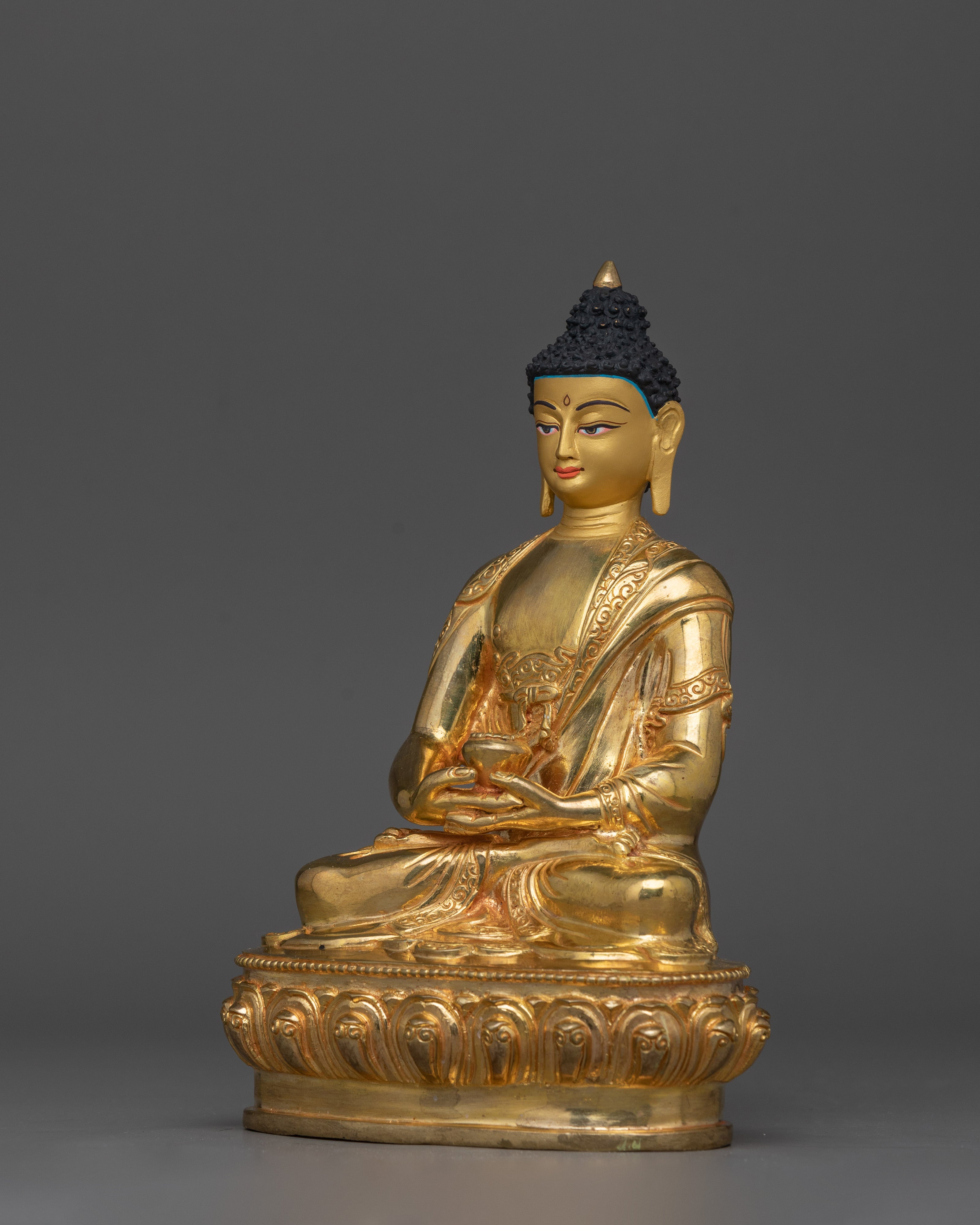 Himalayan Handmade Statue of Amitabha Buddha | Buddha of Infinite Light