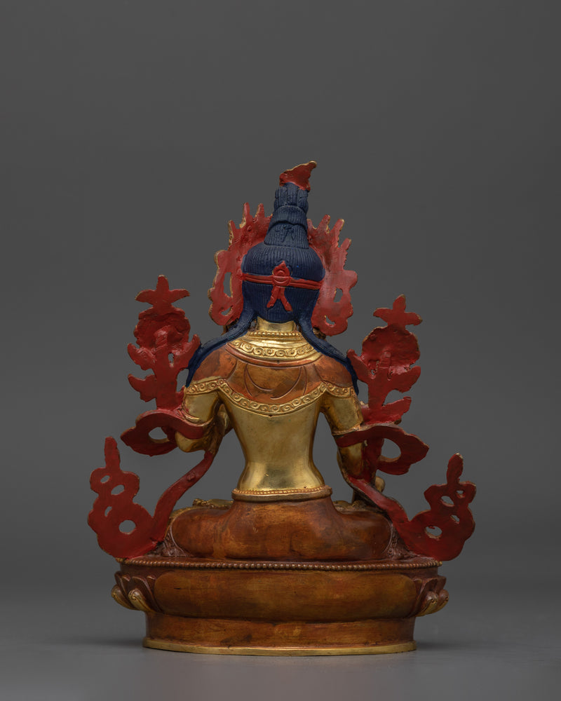 Handcrafted Himalayan Sculpture of White Tara | Goddess of Compassion