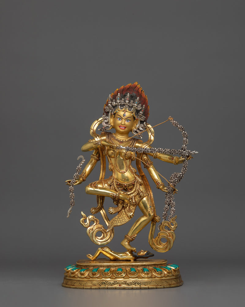 Himalayan Statue of Kurukulla | The Goddess of Love and Power