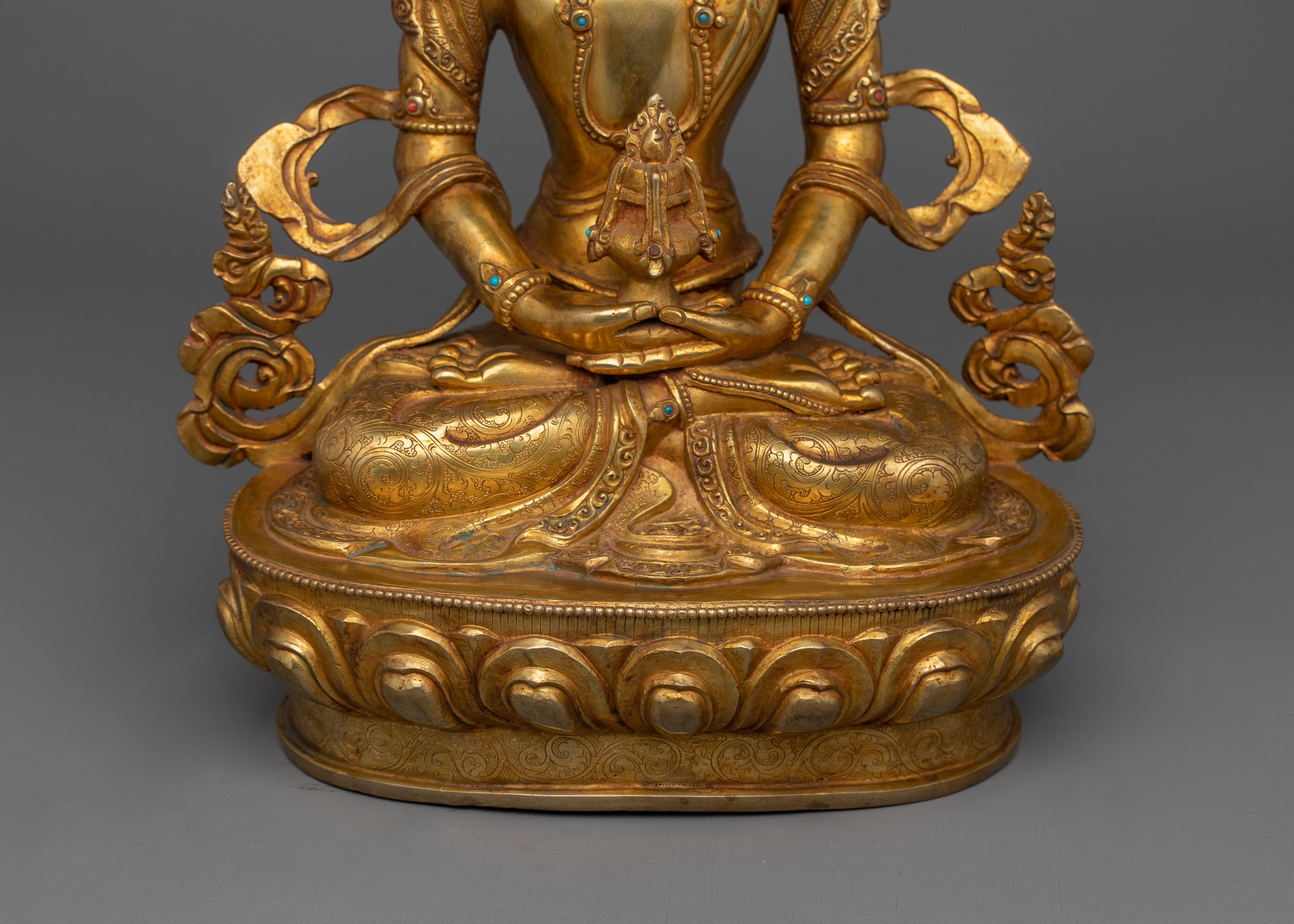 Handmade Statue of Amitayus | The Buddha of Infinite Life
