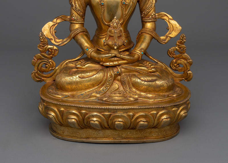 Handmade Statue of Amitayus | The Buddha of Infinite Life