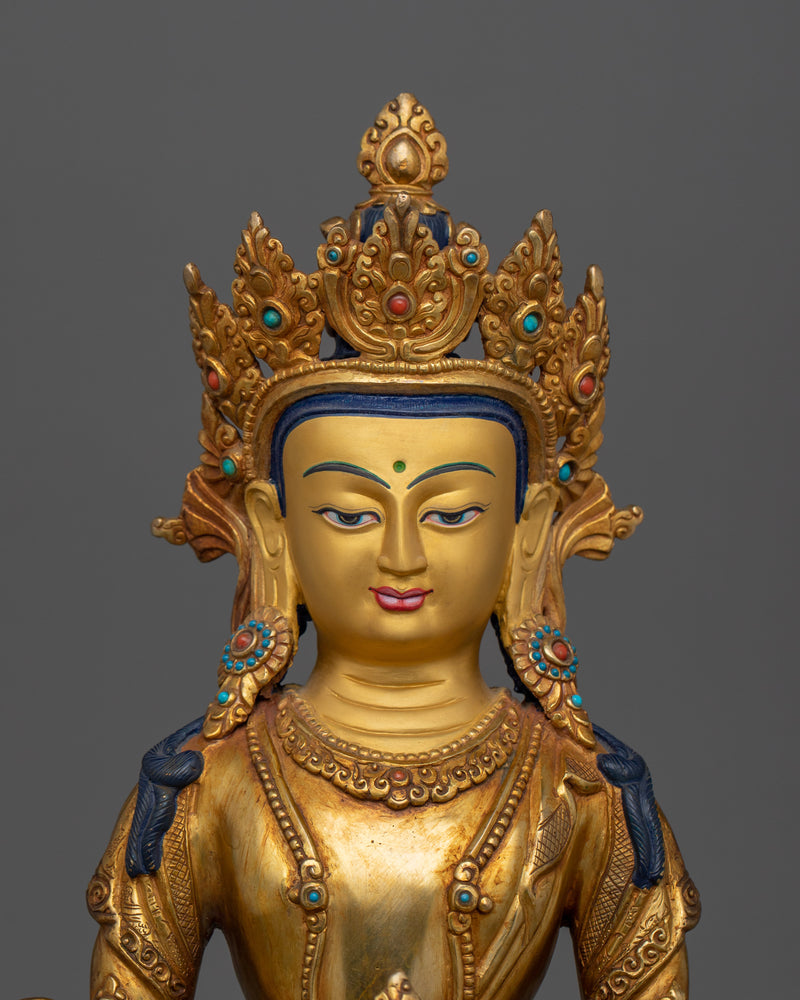 Handmade Statue of Amitayus | The Buddha of Infinite Life