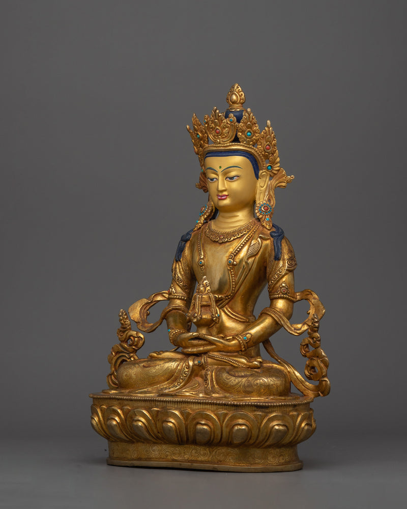 Handmade Statue of Amitayus | The Buddha of Infinite Life