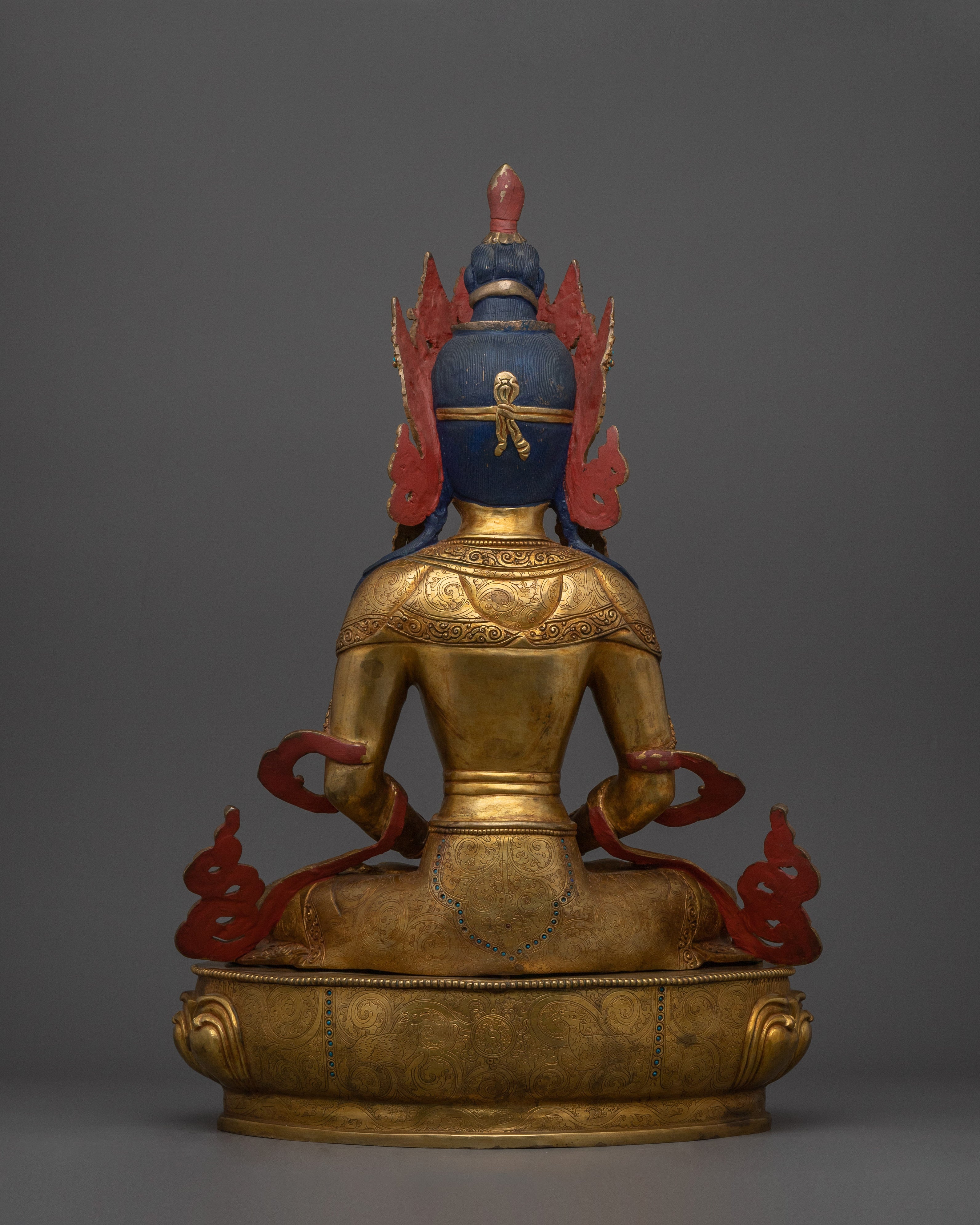 Traditional Sculpture of Amitayus | Guardian of Eternal Life and Wisdom