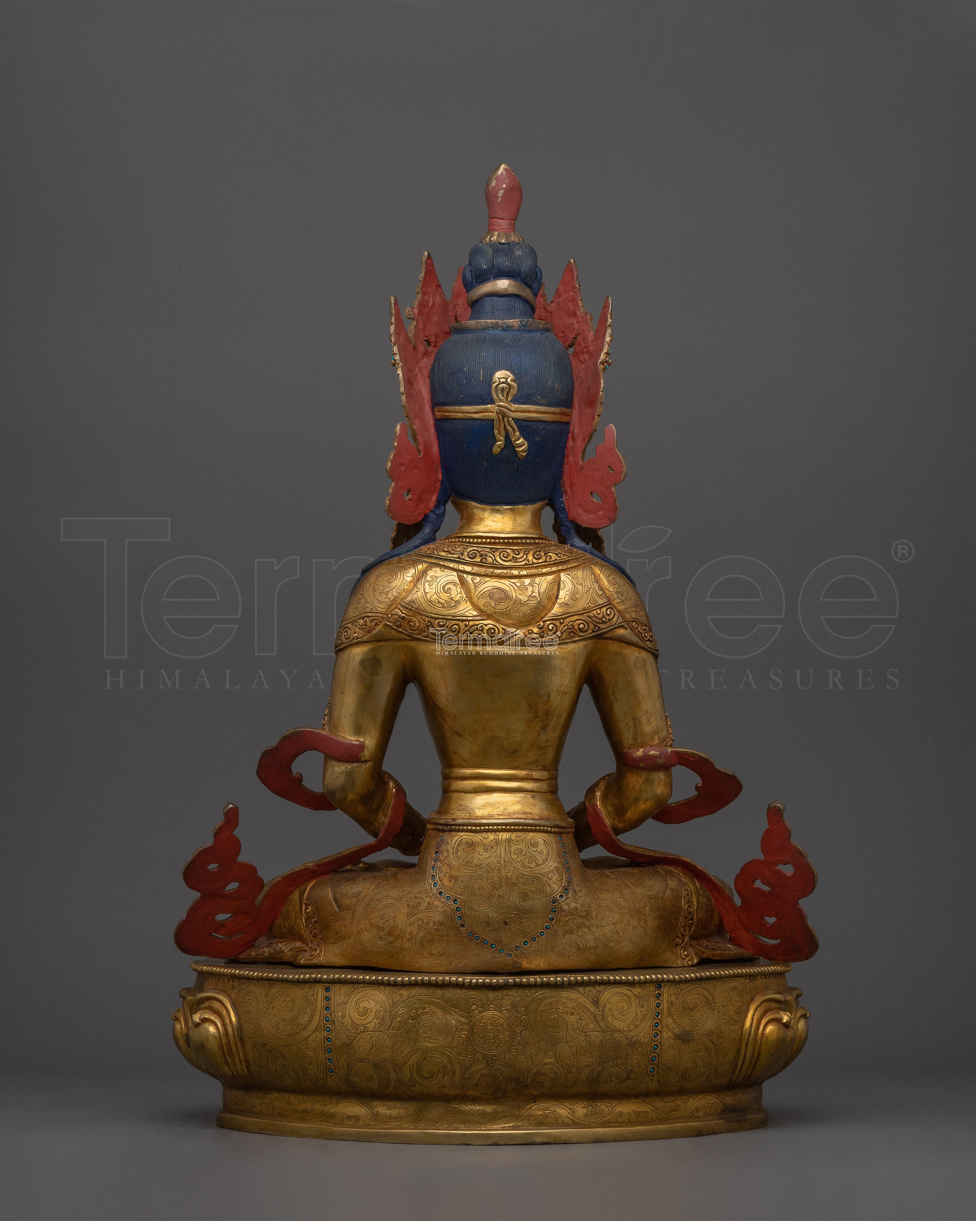 Traditional Sculpture of Amitayus | Guardian of Eternal Life and Wisdom