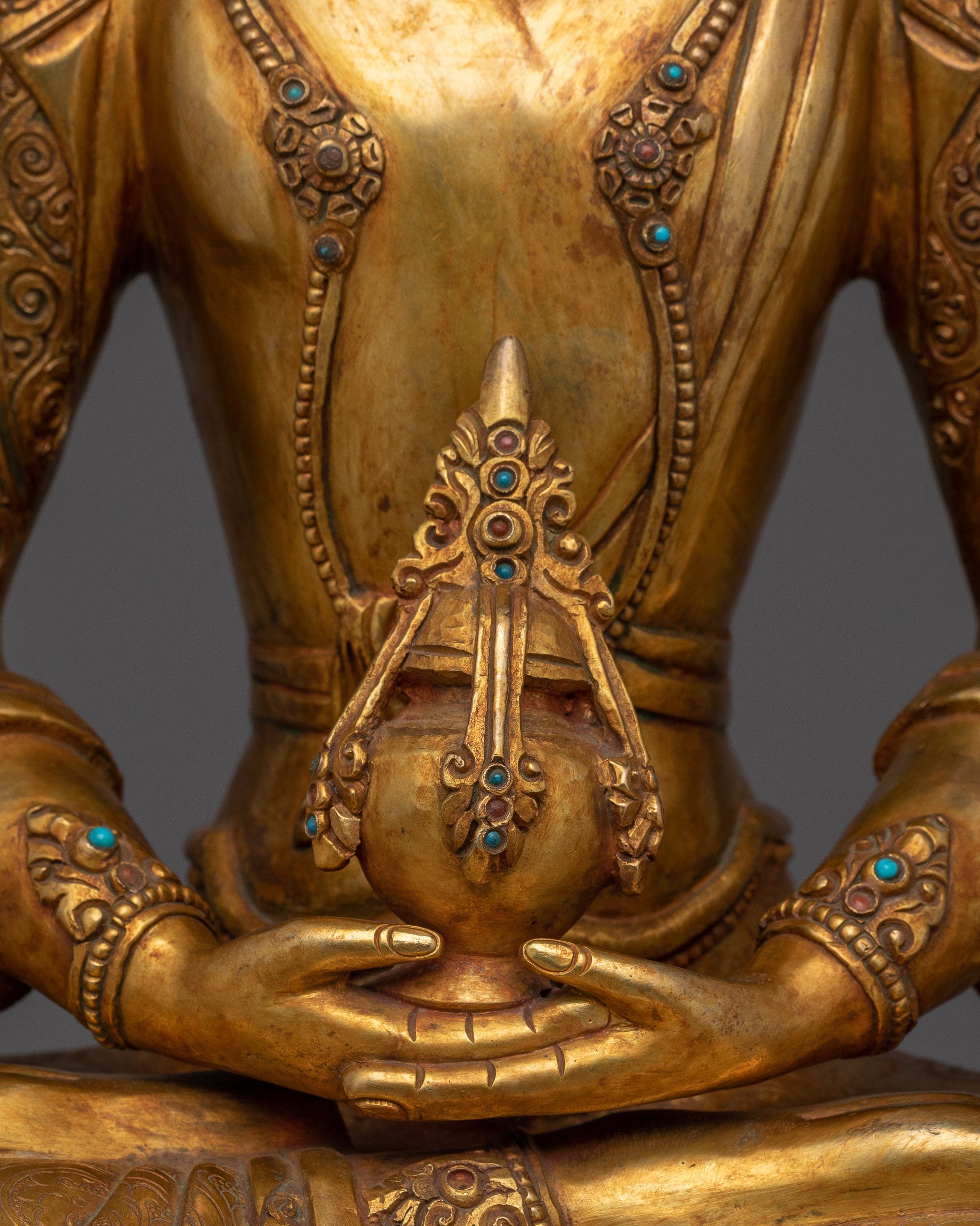 Traditional Sculpture of Amitayus | Guardian of Eternal Life and Wisdom