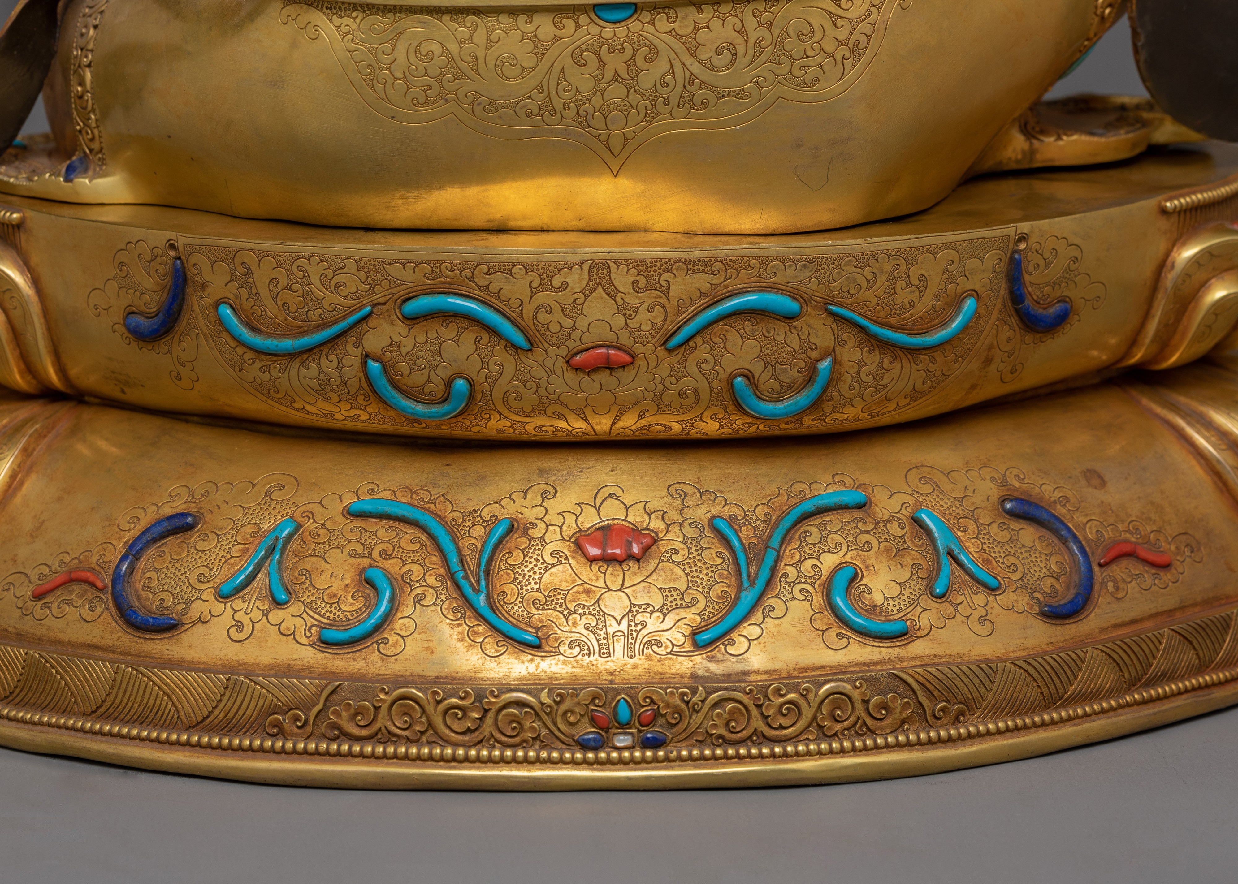 Skillfully Handcrafted Statue of Dzambhala | Deity of Wealth and Prosperity