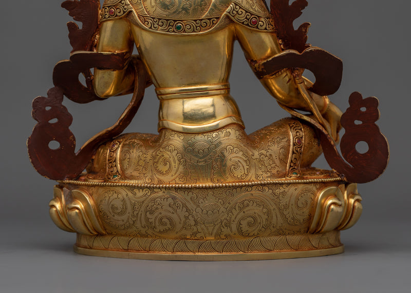 Majestic Green Tara Statue | Also known as Samaya Tara
