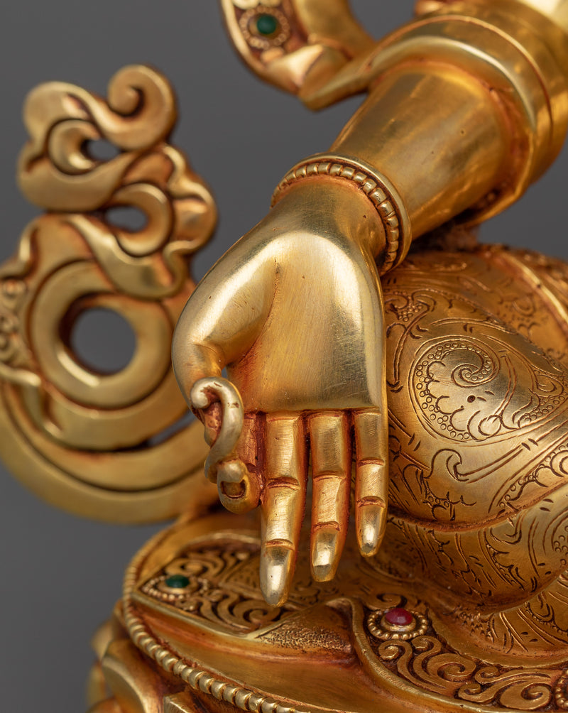 Majestic Green Tara Statue | Also known as Samaya Tara