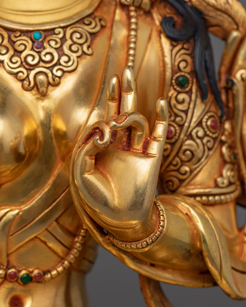 Majestic Green Tara Statue | Also known as Samaya Tara