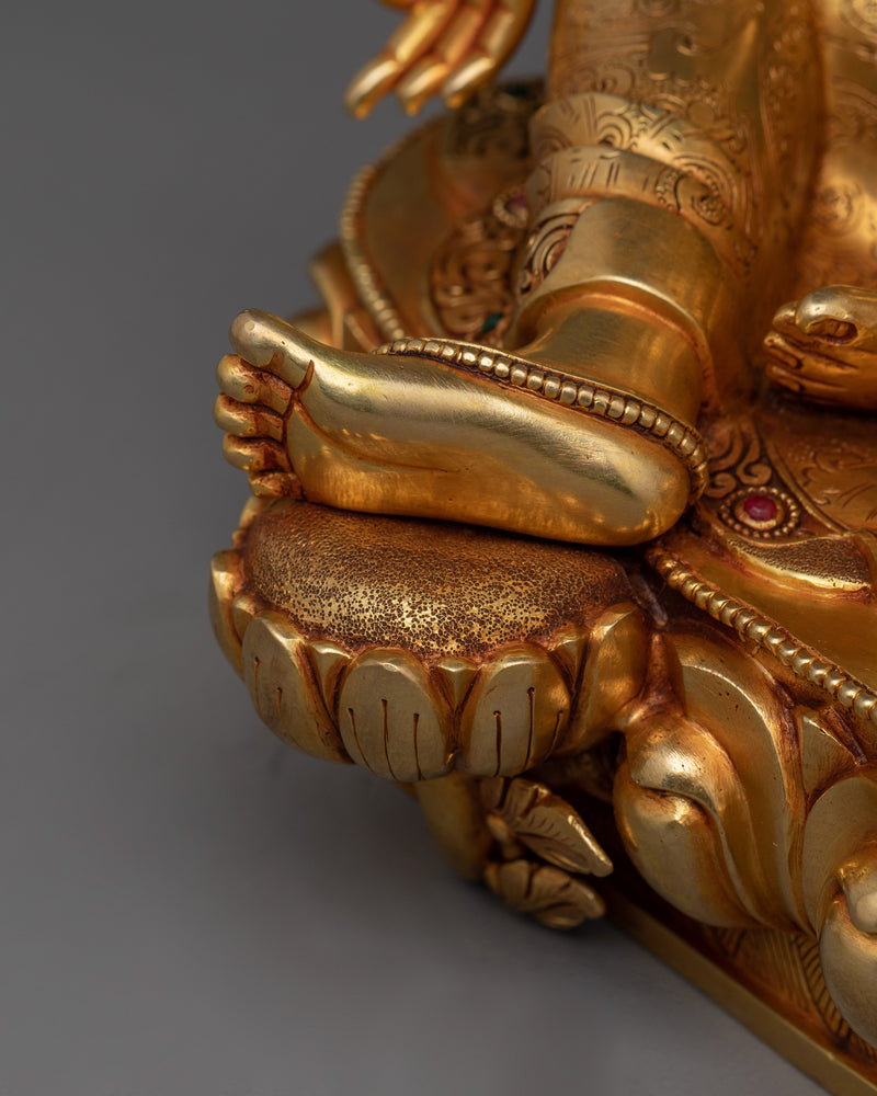Majestic Green Tara Statue | Also known as Samaya Tara