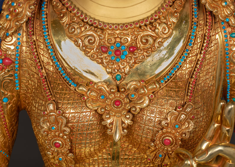 Mother Green Tara Handmade Statue | Symbol of Peace and Healing