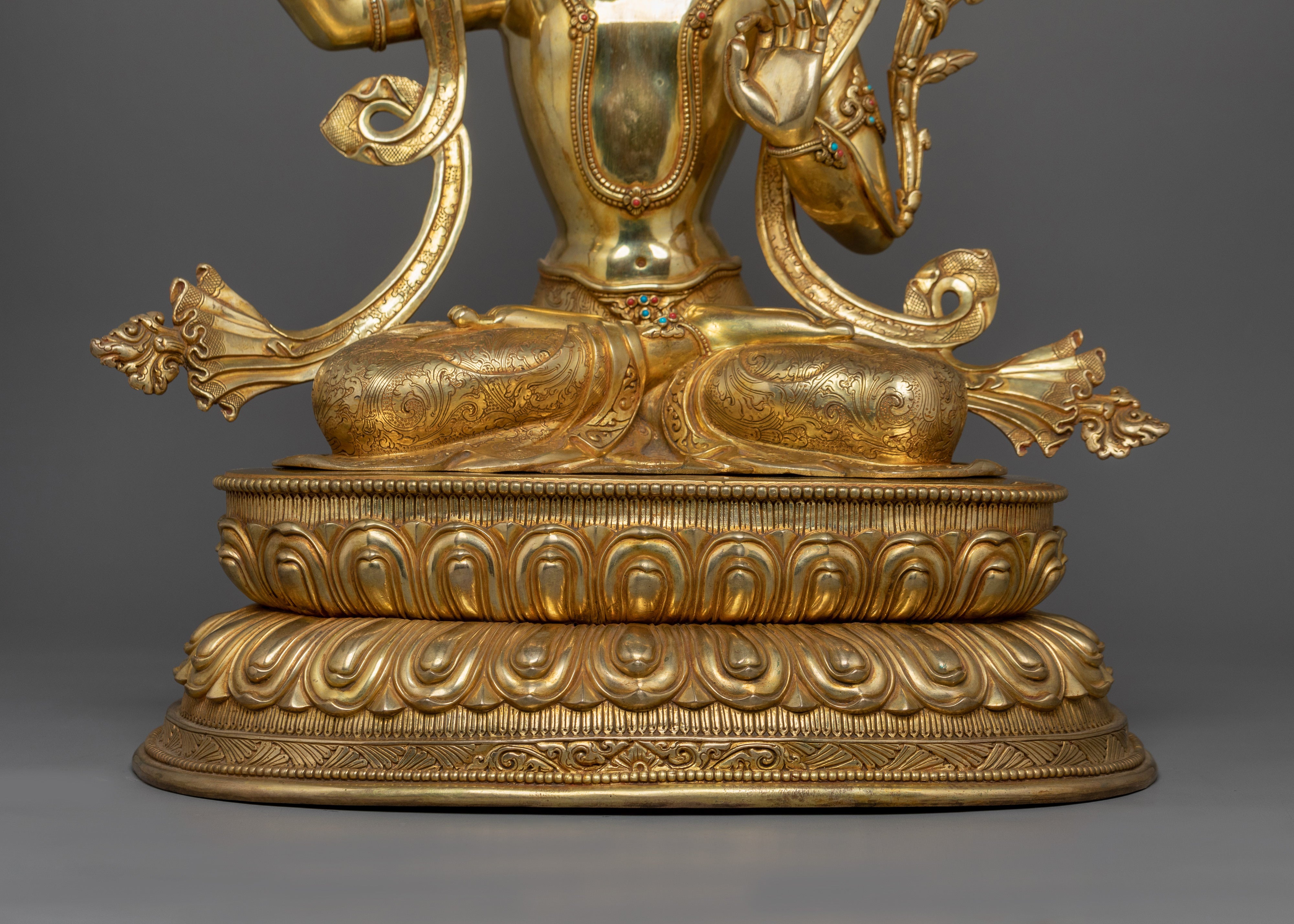 Handcrafted Wisdom Deity Manjushri | Bodhisattva Deity