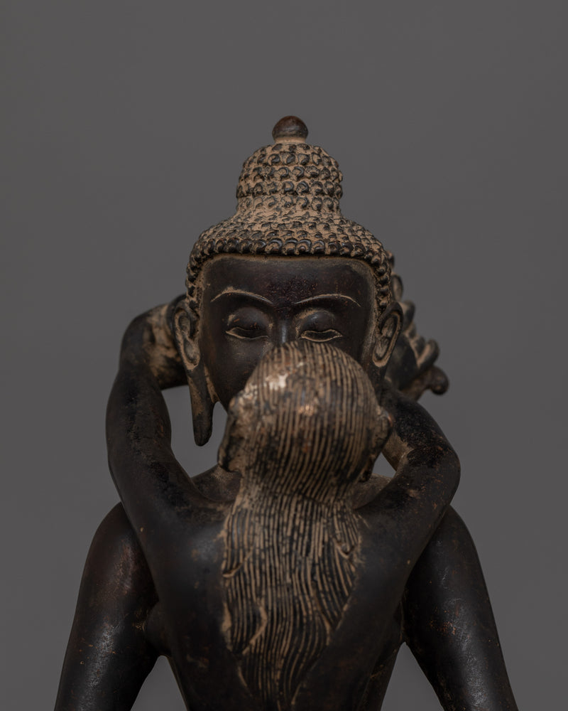 Statue of Samantabhadra with consort | Peaceful Symbol of Balanced Wisdom