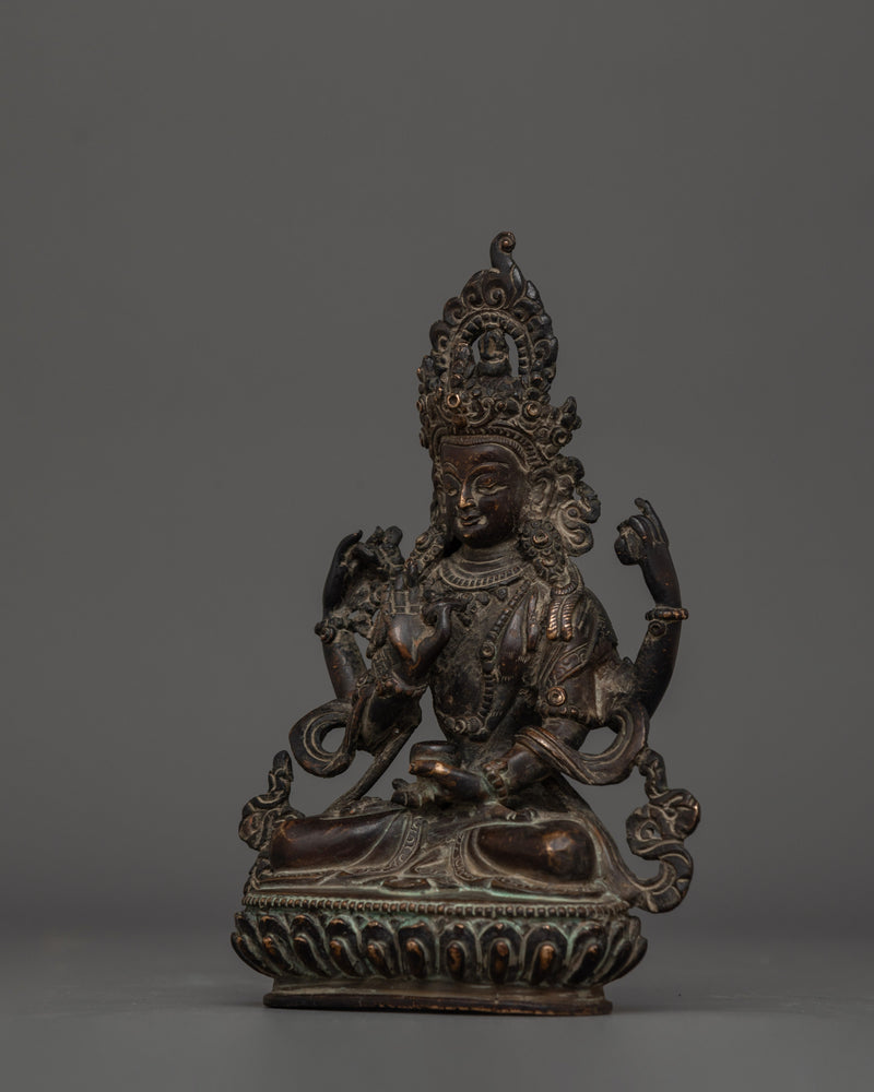 Tibetan Artwork of Prajnaparamita | The consort of Vajradhara