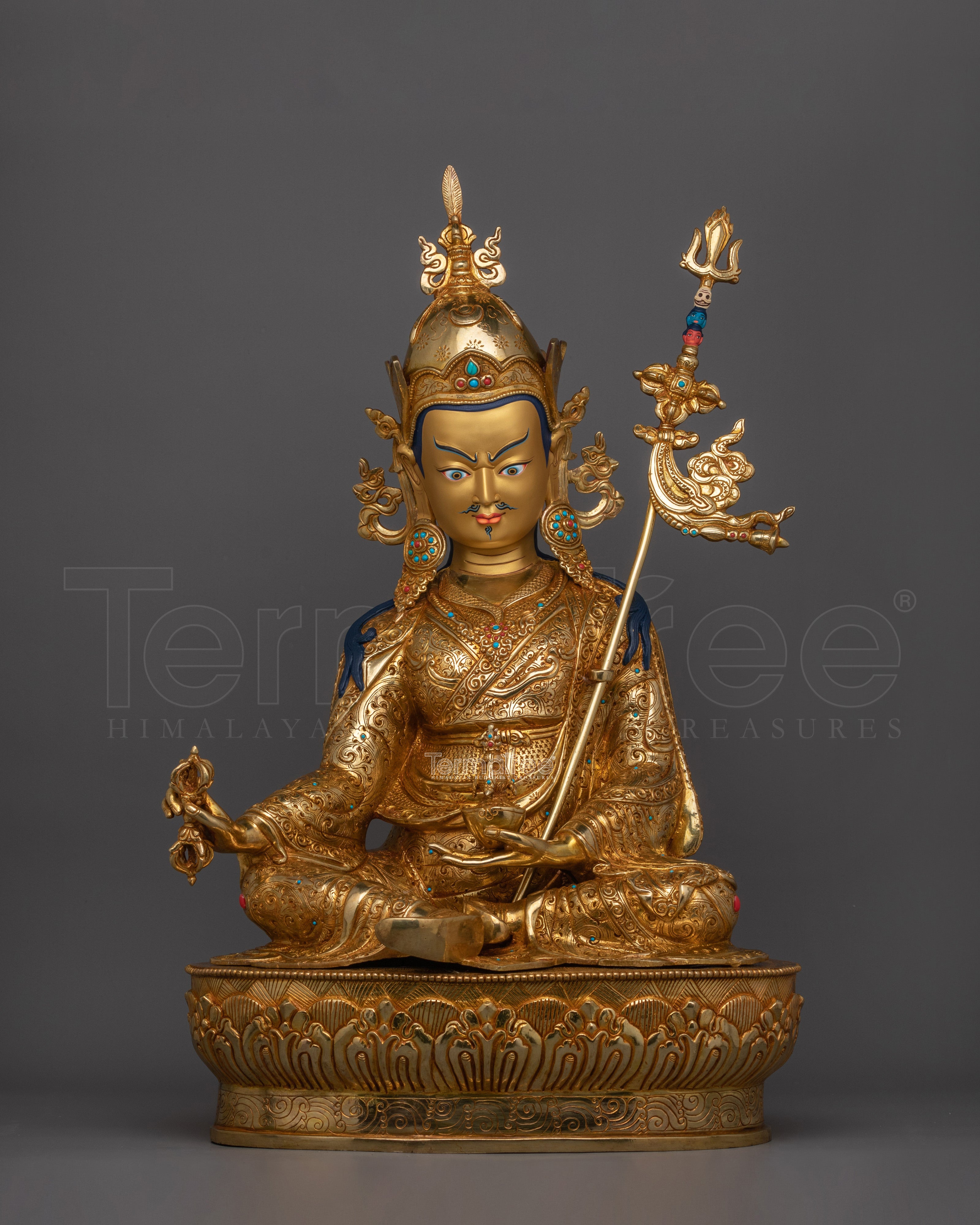 Lotus Born Precious Guru Rinpoche | Vajra Master Buddhist Altar Decor