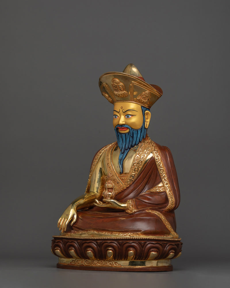 Guru Shapdum Handmade Statue | Zhabdrung Rinpoche Sculpture