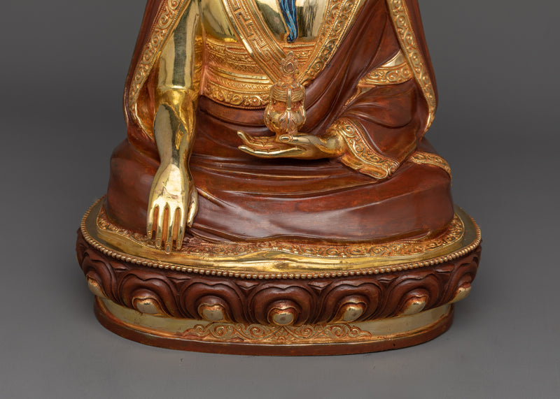 Guru Shapdum Handmade Statue | Zhabdrung Rinpoche Sculpture