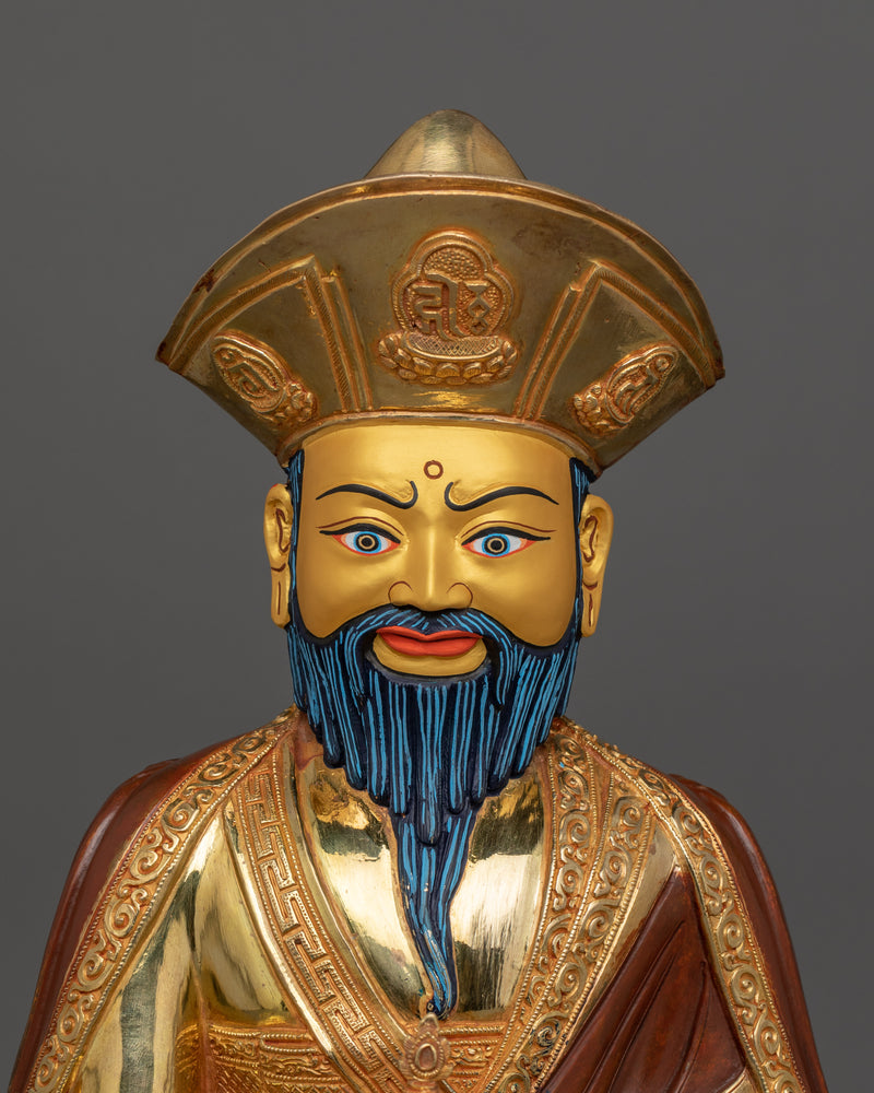 Guru Shapdum Handmade Statue | Zhabdrung Rinpoche Sculpture
