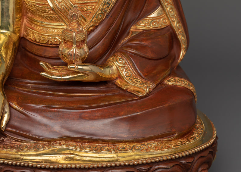 Guru Shapdum Handmade Statue | Zhabdrung Rinpoche Sculpture