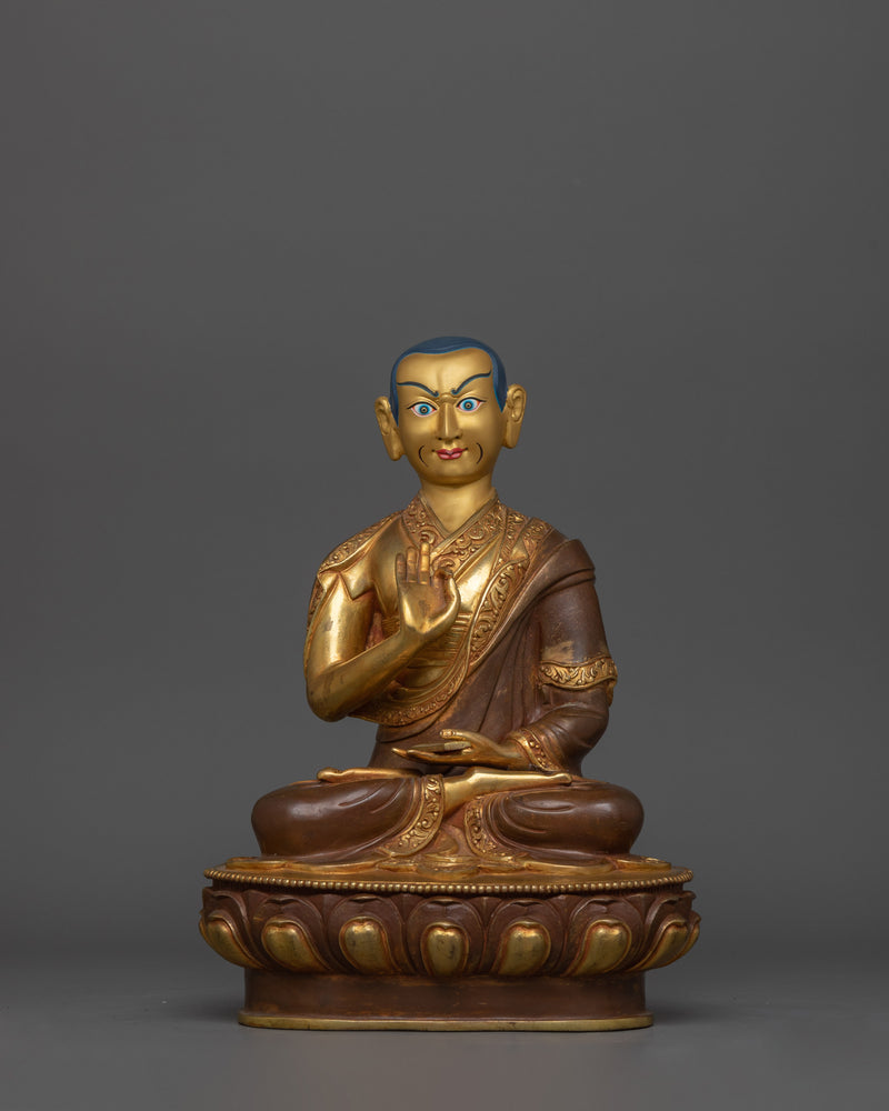 Tsongkhapa Handmade Statue Set | Wisdom and Spiritual Guidance