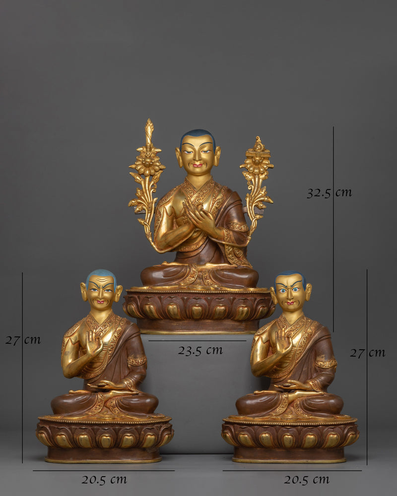 tsongkhapa-handmade-statue-set