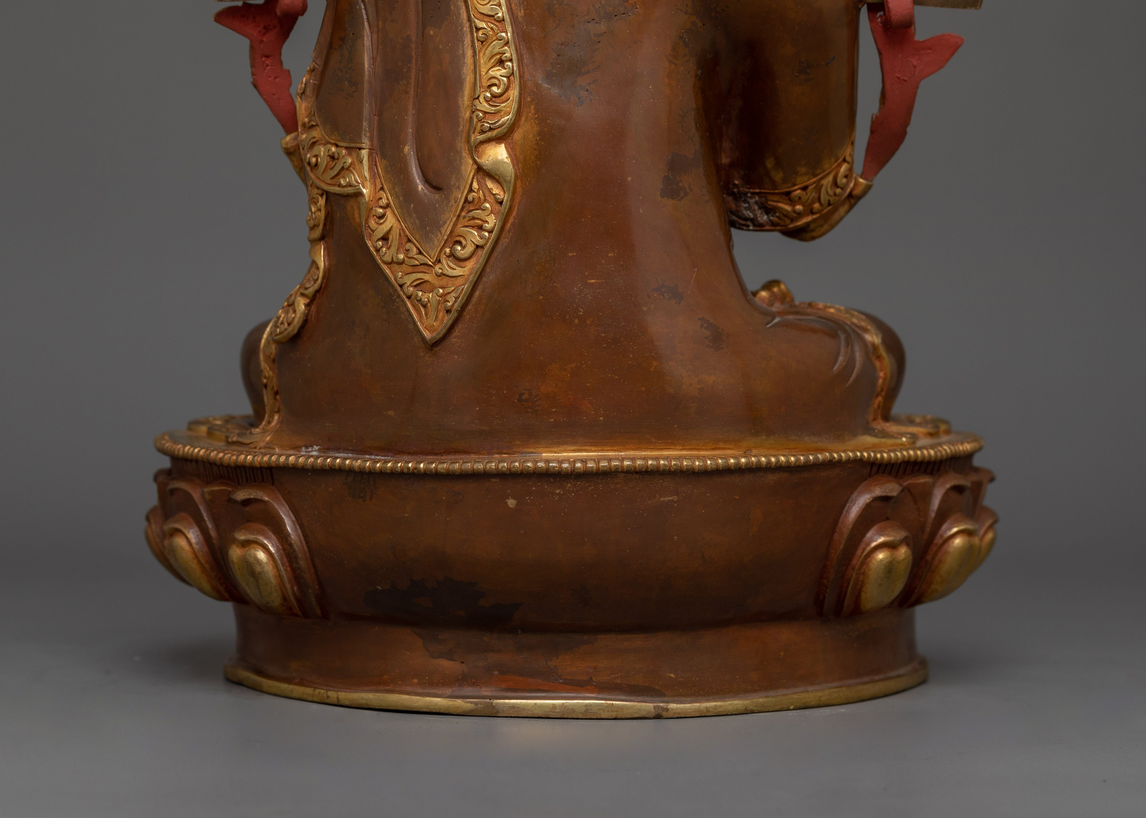 Tsongkhapa Handmade Statue Set | Wisdom and Spiritual Guidance