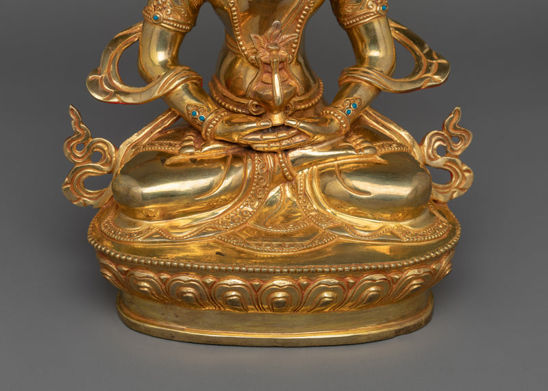 Handmade Figurine of Amitayus | Buddha of Infinite Life and Longevity