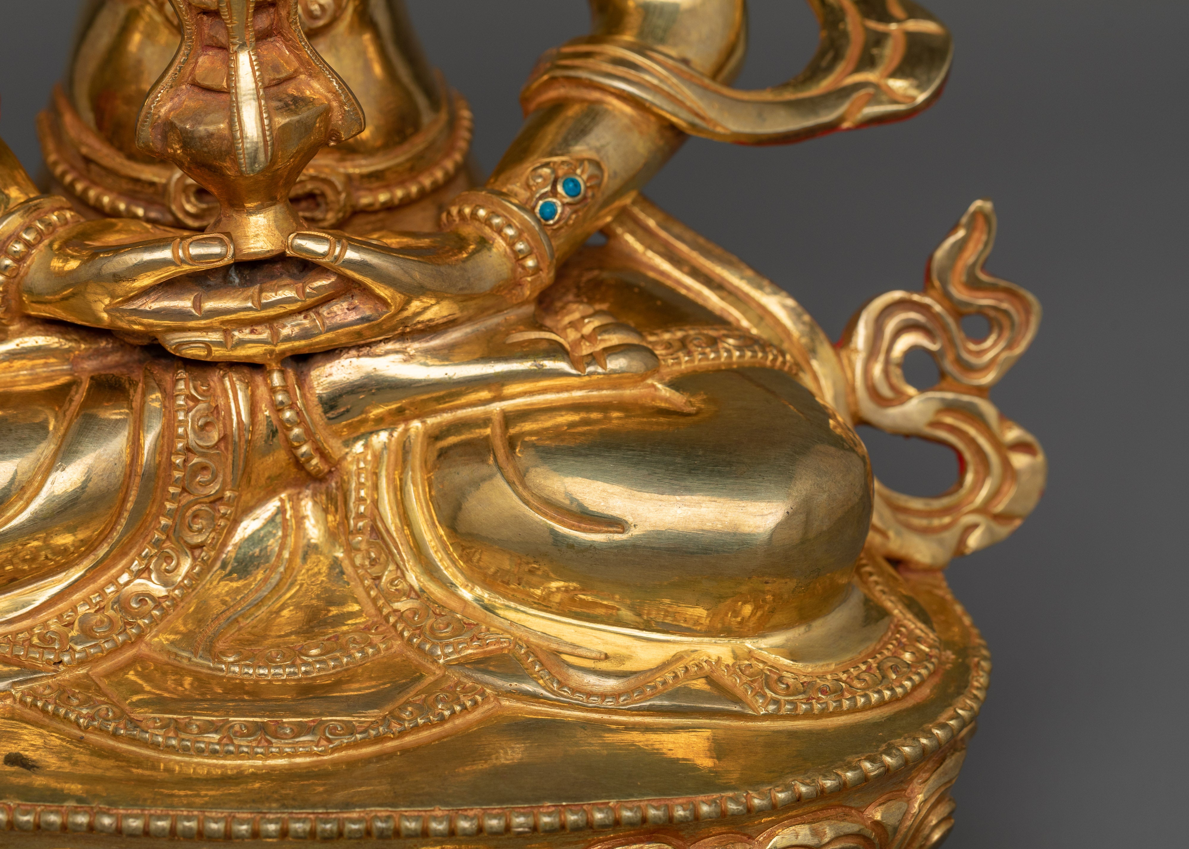 Handmade Figurine of Amitayus | Buddha of Infinite Life and Longevity