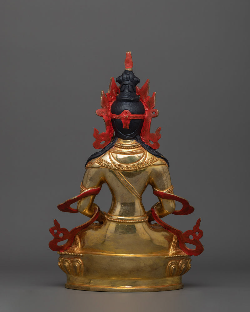 Handmade Figurine of Amitayus | Buddha of Infinite Life and Longevity