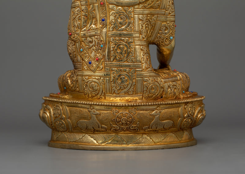 Handcrafted Figurine of Shakyamuni Buddha | The Buddha of Wisdom and Compassion