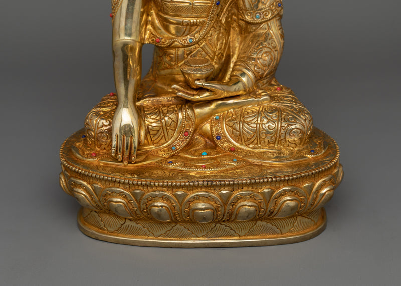 Handcrafted Figurine of Shakyamuni Buddha | The Buddha of Wisdom and Compassion