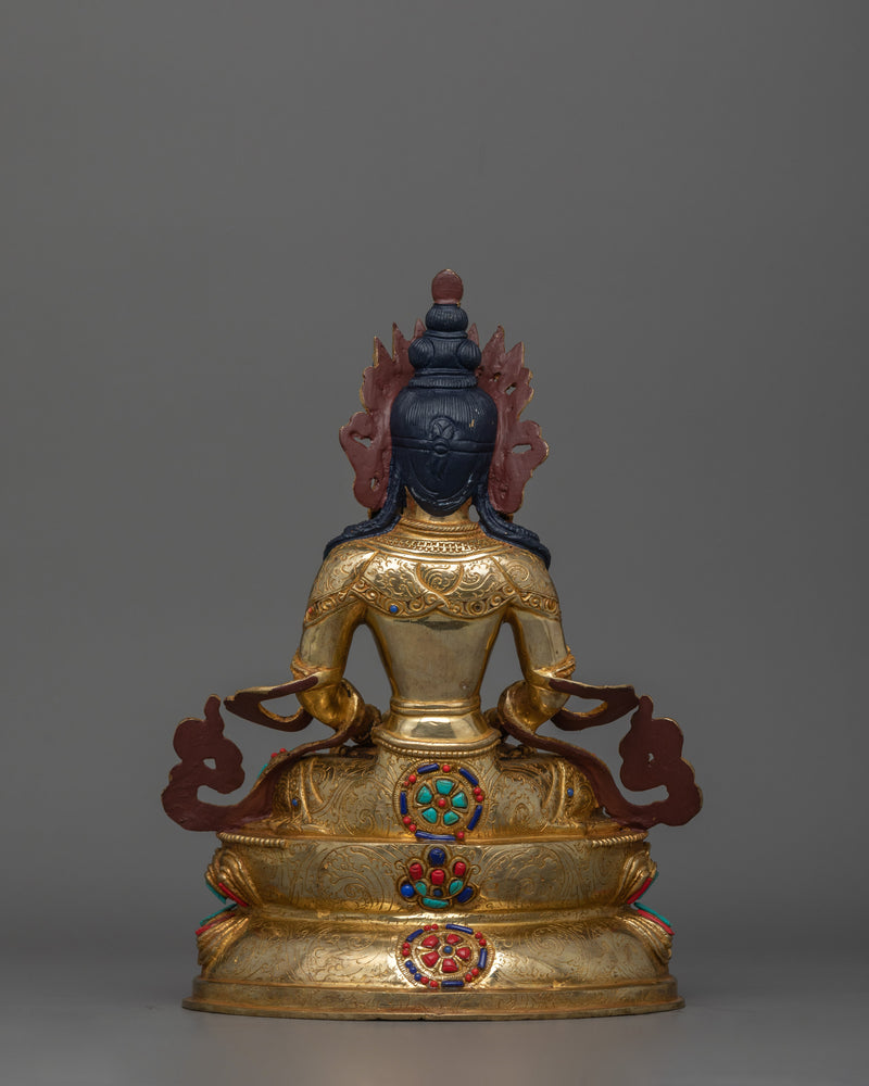 Traditional Handmade Statue of Amitayus | Buddha of Infinite Life and Longevity