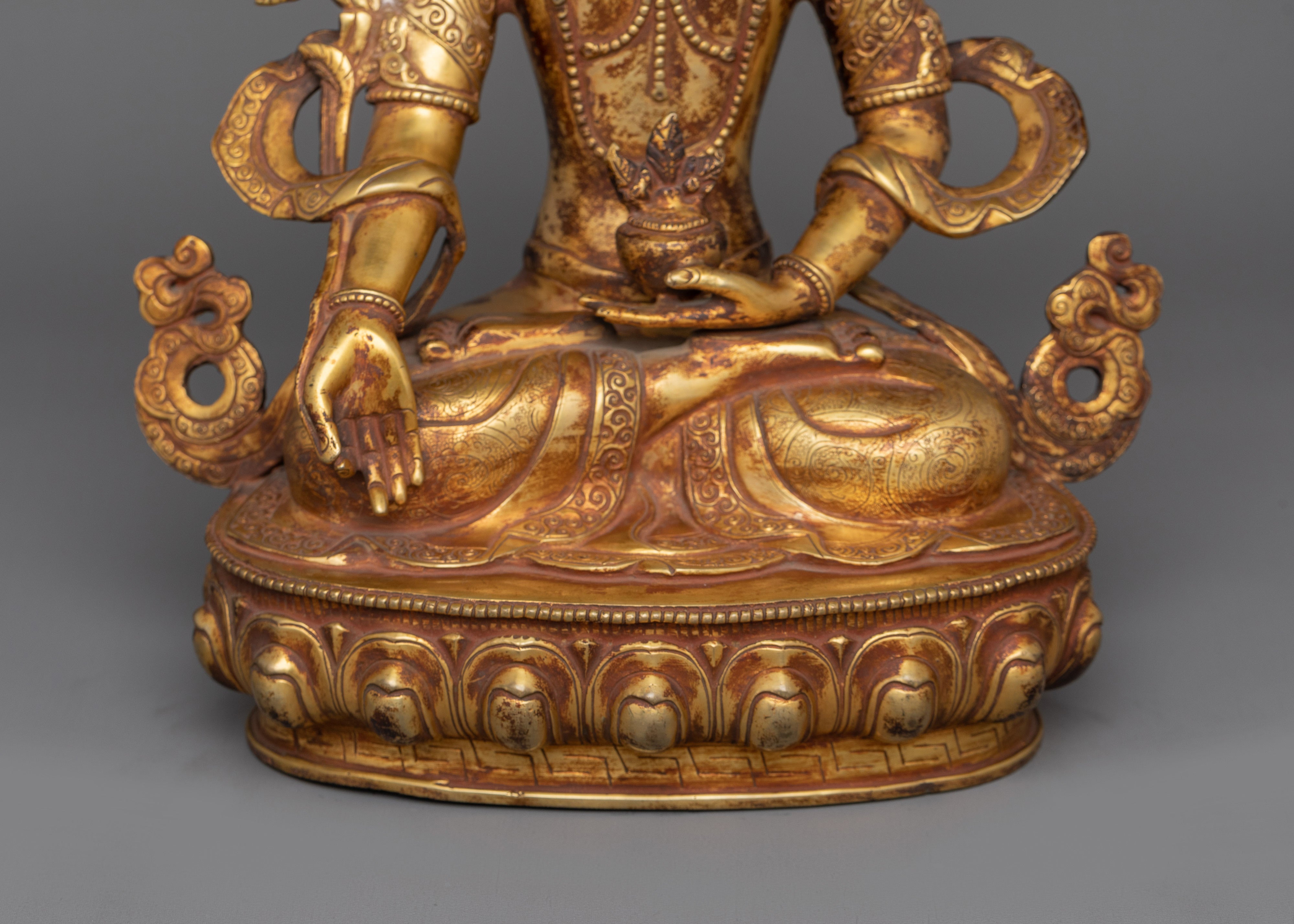 Skillfully handcrafted Statue of medicine Buddha | Buddha of Healing and Medicine