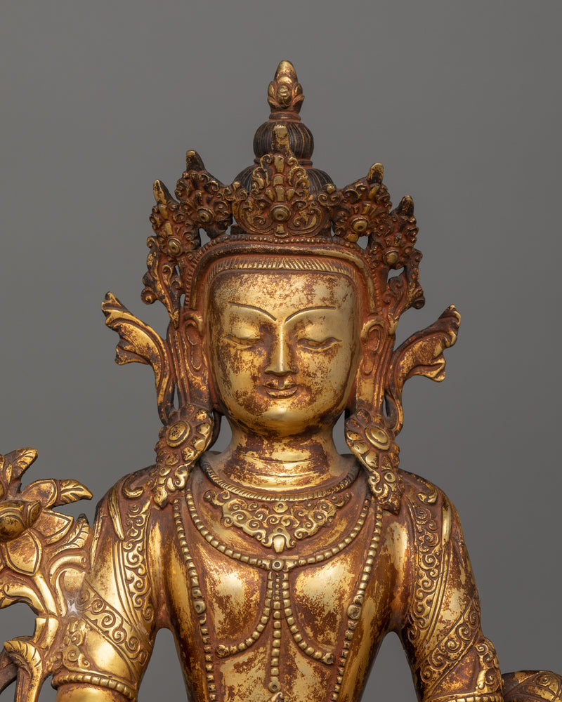 Skillfully handcrafted Statue of medicine Buddha | Buddha of Healing and Medicine