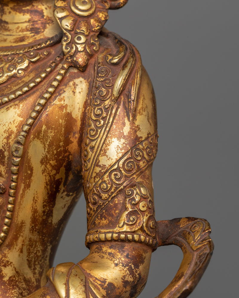 Skillfully handcrafted Statue of medicine Buddha | Buddha of Healing and Medicine