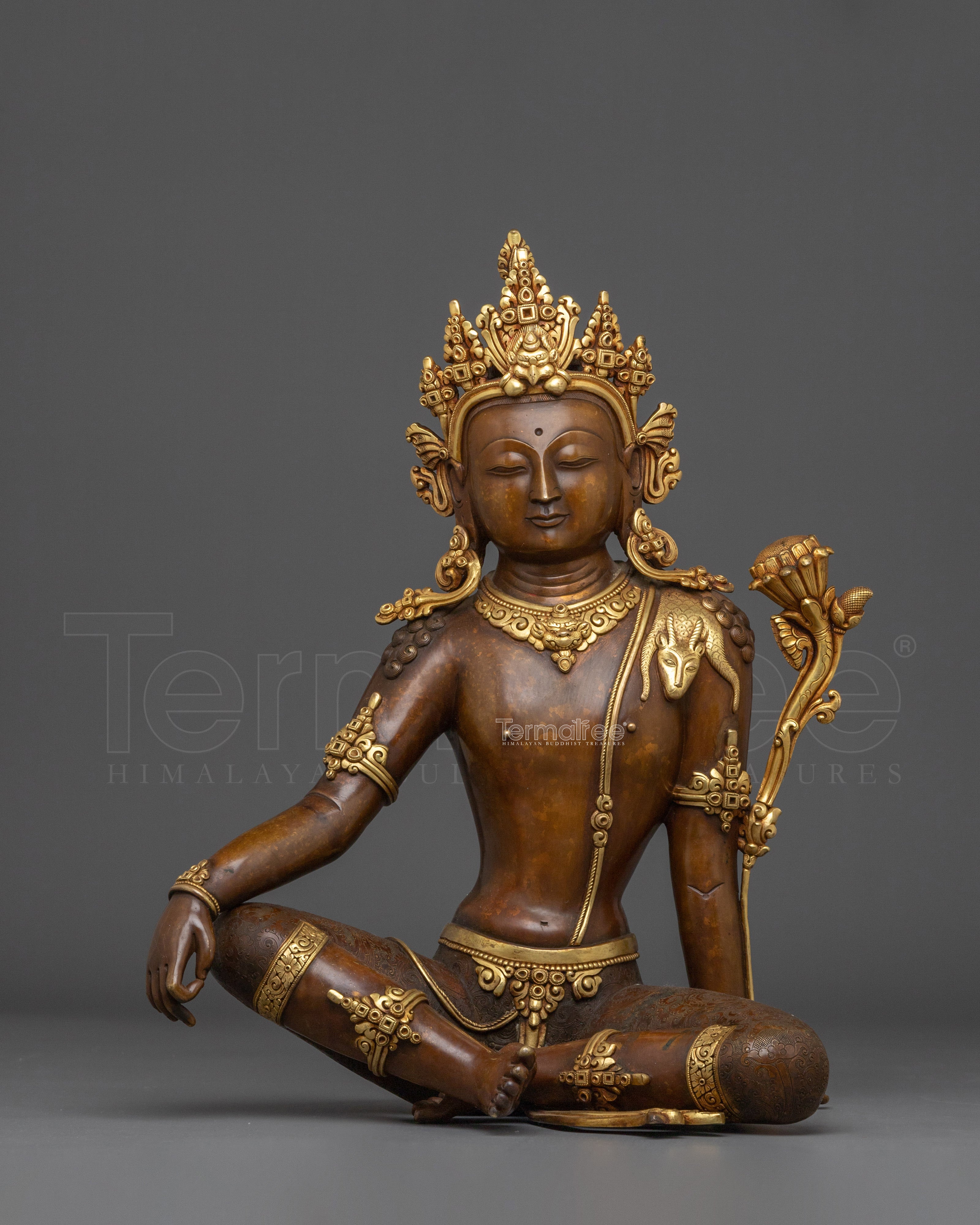 Lokeshwor Handmade Statue | Oxidized Copper Body