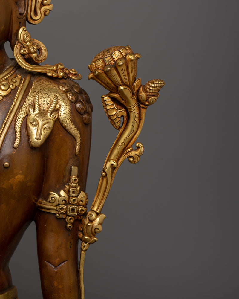 Lokeshwor Handmade Statue | Oxidized Copper Body