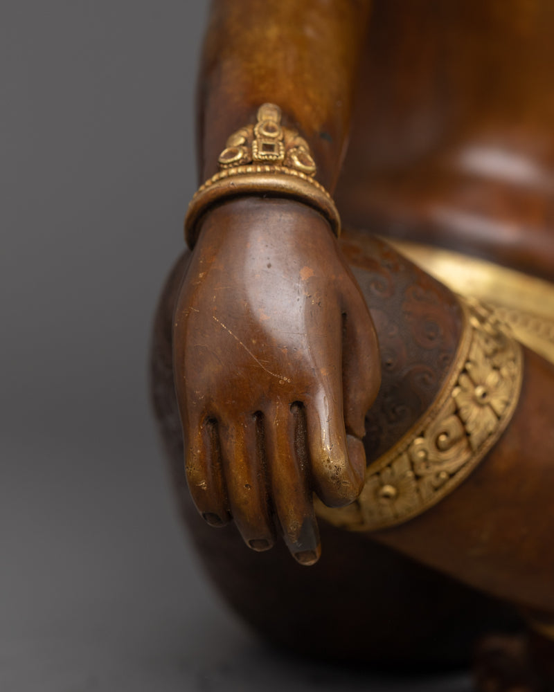 Lokeshwor Handmade Statue | Oxidized Copper Body