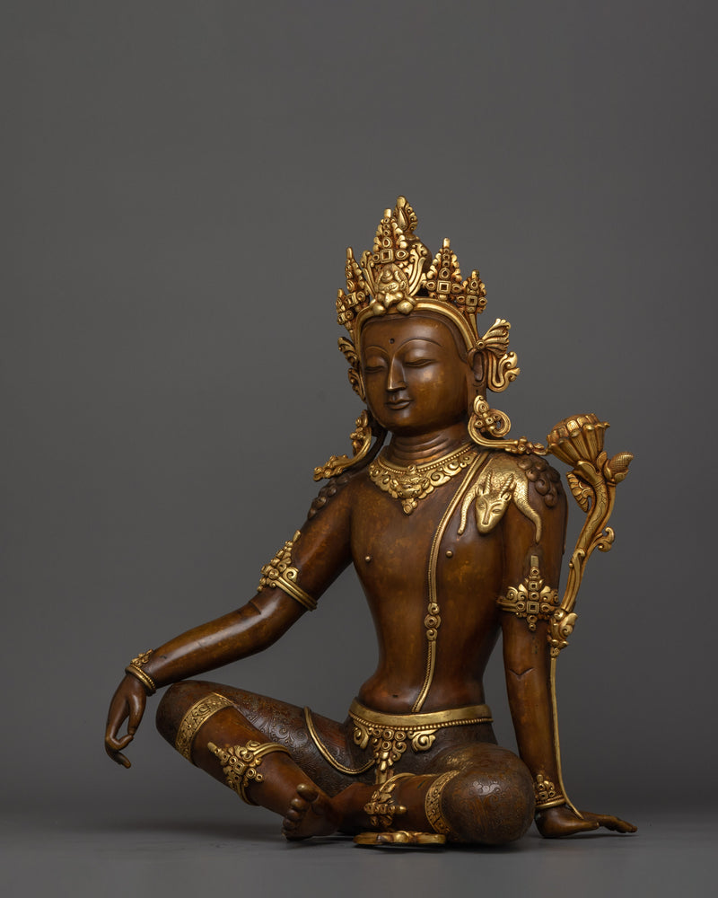 Lokeshwor Handmade Statue | Oxidized Copper Body