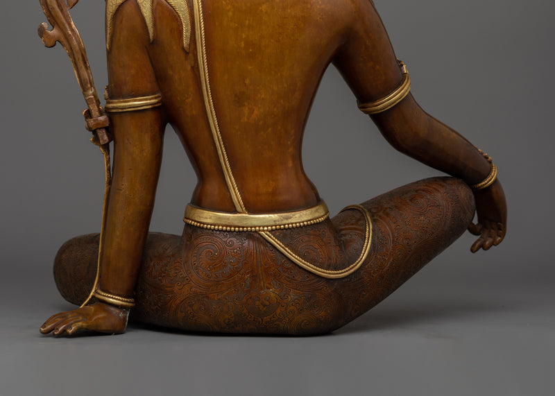 Lokeshwor Handmade Statue | Oxidized Copper Body