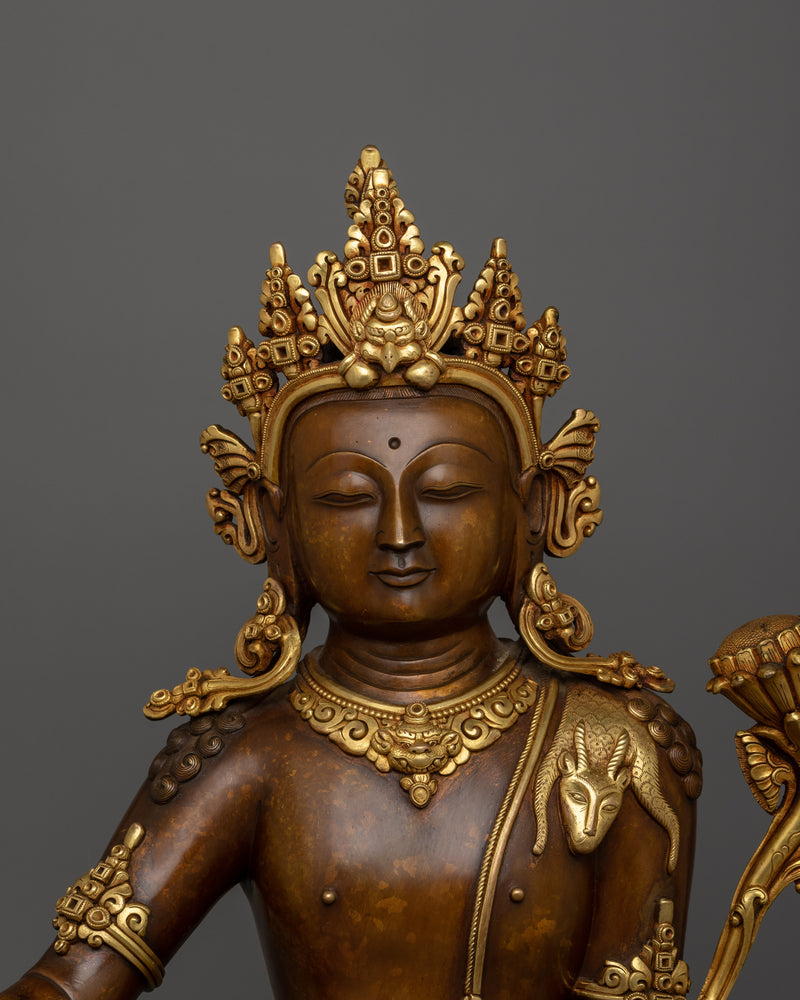 Lokeshwor Handmade Statue | Oxidized Copper Body