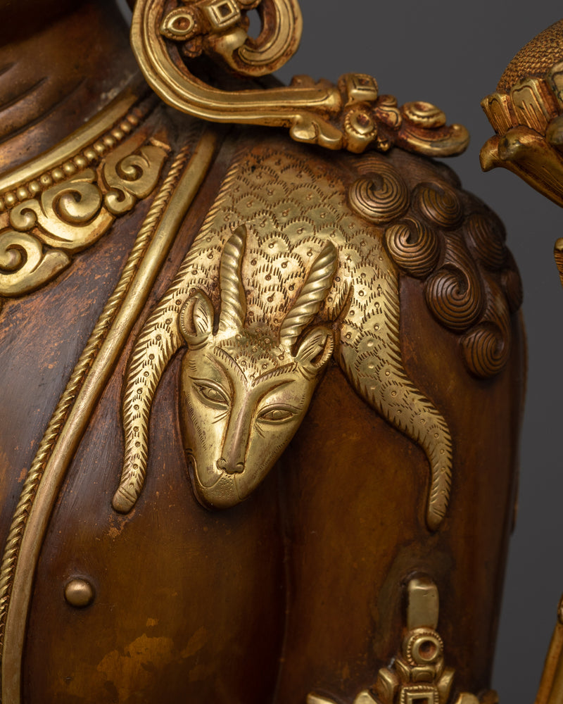 Lokeshwor Handmade Statue | Oxidized Copper Body