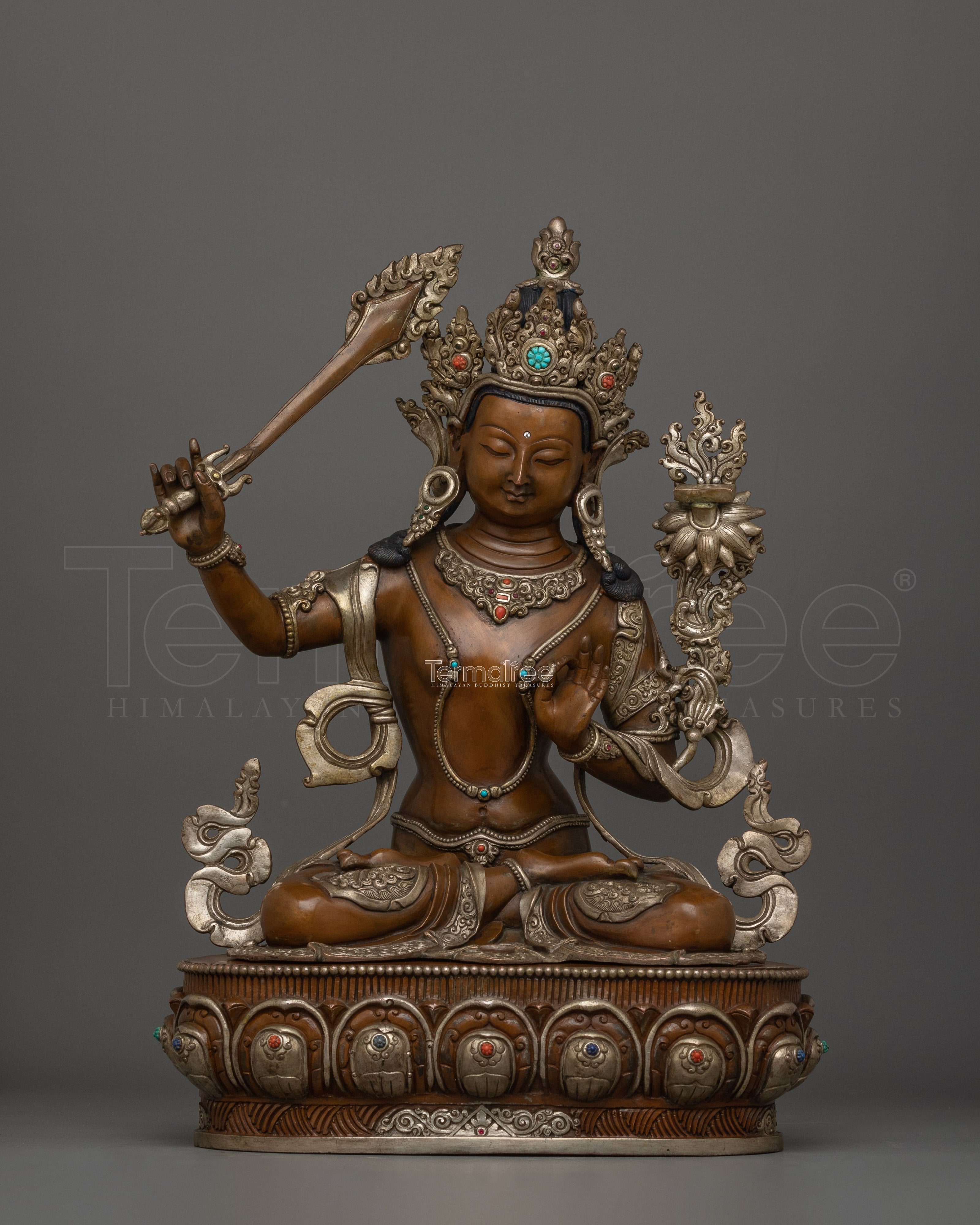 Handcrafted figurine  Manjushri | The Youthful One