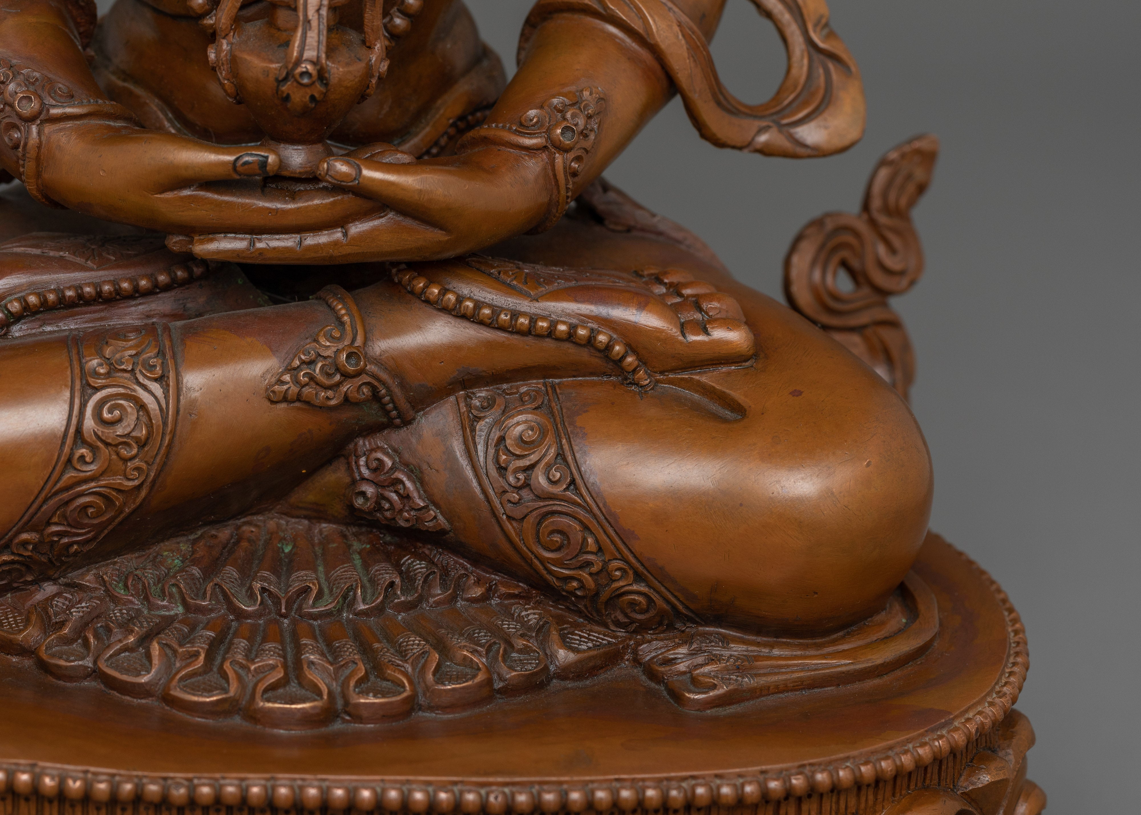 Healer Amitayus Sculpture | 24k Gold Gilded